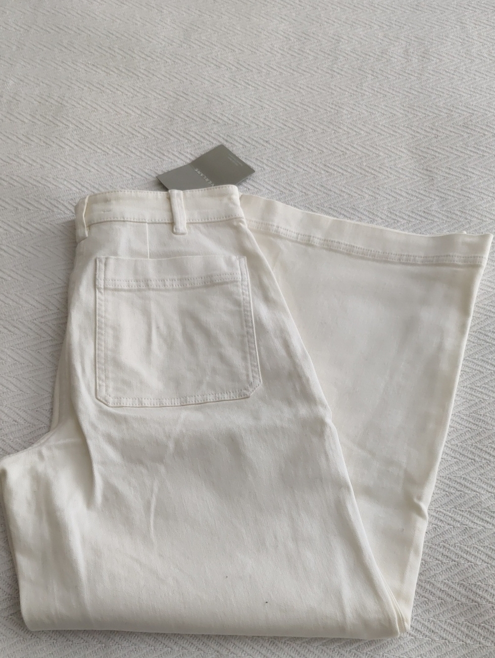 EVERLANE Wide Leg Crop Size 2 Bone